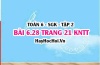 Bài 6.28 trang 21 Toán 6 Tập 2 Kết nối tri thức
